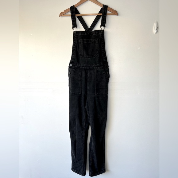 Brandy Melville Black Denim Overalls, M - Picture 1 of 10